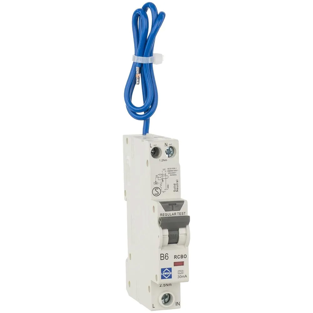 Image for Avenue AVCRCBO4030A Compact Single Pole 40A Class A Type B RCBO