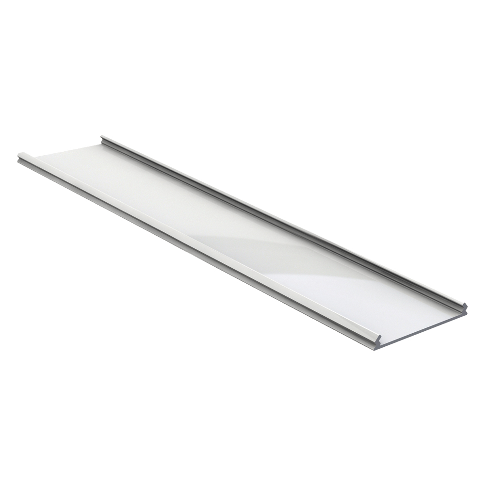 Image for Avenue Plastic Lighting Trunking Lid 2M Length White