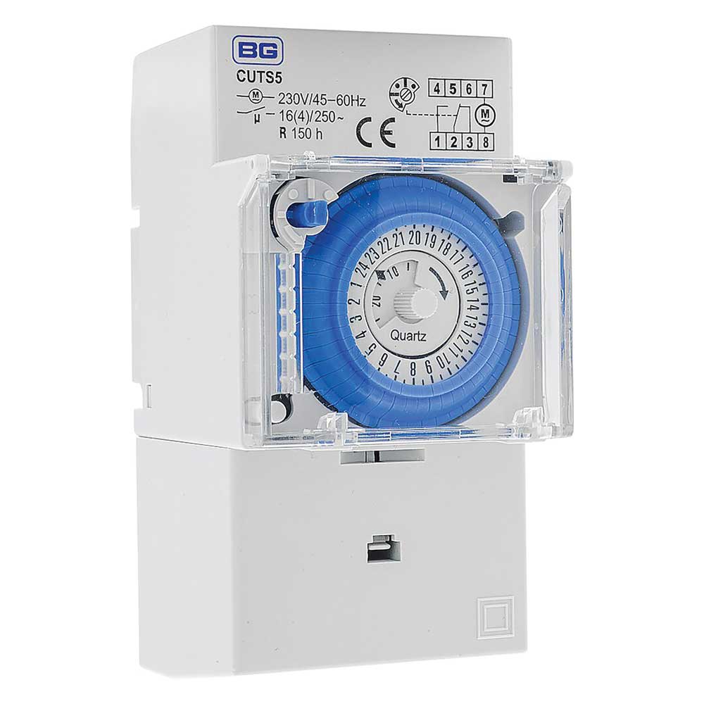 Image for BG Analogue 24 Hour Programmable Time Clock for Consumer Units