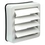 Avenue 6 Inch Extractor Fan Window Conversion Kit with Shutter White