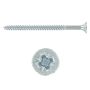 Avenue Countersunk Wood Screw No.10 x 2.5 Inch Pozi Drive BZP 100 Pack