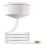 Klik CR64AX/2.0 Plug In Ceiling Rose 6A 4 Pin 2M PVC Flex White