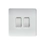 Forum 2 Gang Switch Wireless RF Strip Transmitter