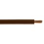 25mm 129A Flexible Double Insulated Tails 6181Y Brown 1M Cut Length