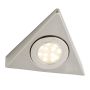 Forum Culina Faro LED Triangle Under Cabinet Light 120lm 1.5W CCT Satin Nickel