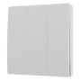 Forum Kinetic CUL-40035-65 3 Channel Self-Powered Wall Switch Matt White