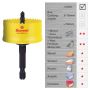 Starrett CSC25 25mm Bi-Metal HSS Cordless Smooth Cut Hole Saw