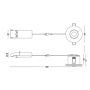 JCC JC1001NB V50 LED Downlight Dimmable 6W 700lm IP65 No Bezel