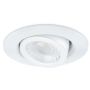 JCC V50 Pro Tiltable Downlight Dimmable LED IP65 Fire-Rated White