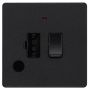 BG Evolve Metal Screwless Switched Fused Spur 13A DP Matt Black