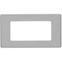 ProofVision In-Wall Electric Toothbrush Charger Plate Brushed Steel