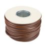 Cable Over Sleeving 4mm Brown Drum PVC 100m