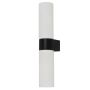 Spa Cuco Up and Down Wall Light 2x 3W G9 Matt Black Opal