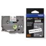 Brother TZE-S241 Labelling Tape 18mm Strong Adhesive Black Ink on White Tape