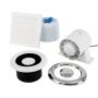 Xpelair AL100 4 Inch 100mm AirLine Inline Duct Standard Shower Fan Kit