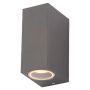 Forum Zinc Fleet Outdoor GU10 Spotlight Square Up and Down Anthracite