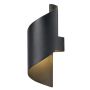 Zink Bude LED Coil Wall Light Black 9W 4000K