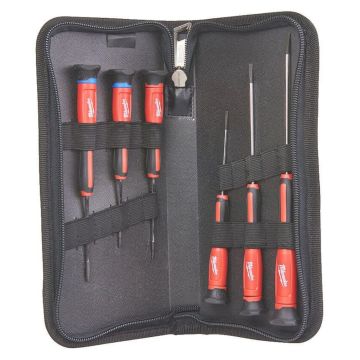 Milwaukee 6 Piece Universal Precision Screwdriver Set