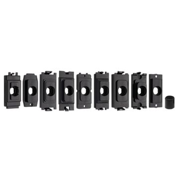 ALLLED All-Dim Adaptor Plates and Dimmer Grid Knob Black