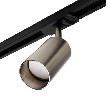 Image of Culina Cayo Cory Single Track Head Light GU10 7W Satin Nickel/Black