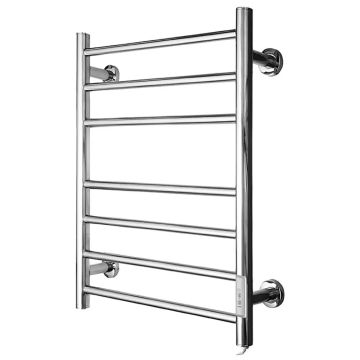 DexPro Deluxe Eco Electric Towel Rail & Timer 70W Stainless Steel