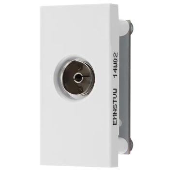 Image of BG Electrical Euro Coax Connection Module White