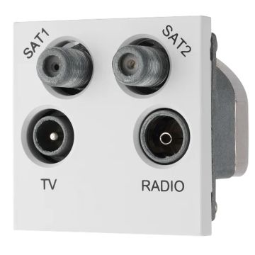 Image of BG Electrical Euro Dual Satellite TV Radio Module