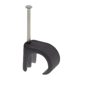 Unicrimp Round Cable Clips 10-14 Black