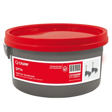 Unicrimp Twin and Earth Cable Clip Trade Tub