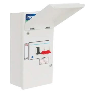 Image of Hager RCBO Consumer Unit 40A DP with 100A Main Switch