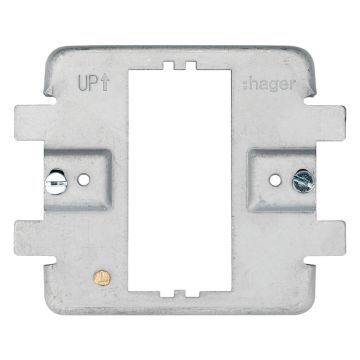 Image of Hager Sollysta WMGF1 Grid Mounting Frame 1 Gang