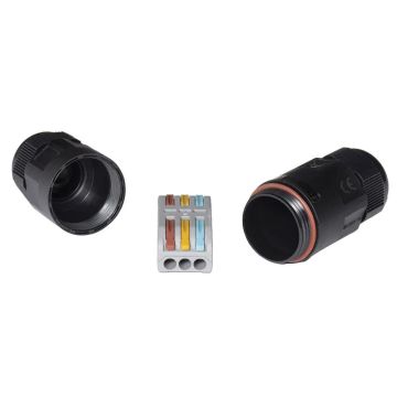 Image of Forum Zink 32A 3 Pole Fast Fit In-Line Cable Connector IP68