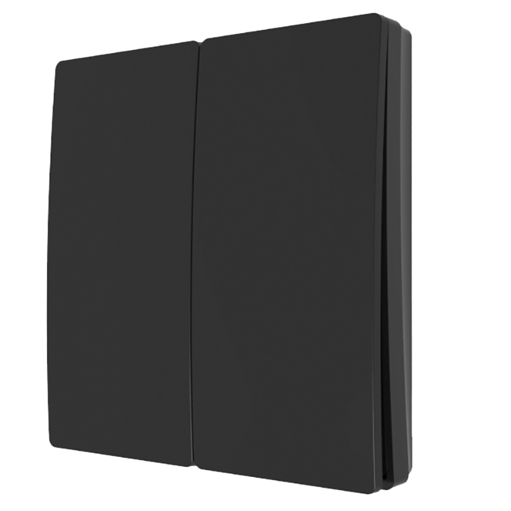Image for Forum Kinetic CUL-40034-65 2 Channel Self-Powered Wall Switch Matt Black