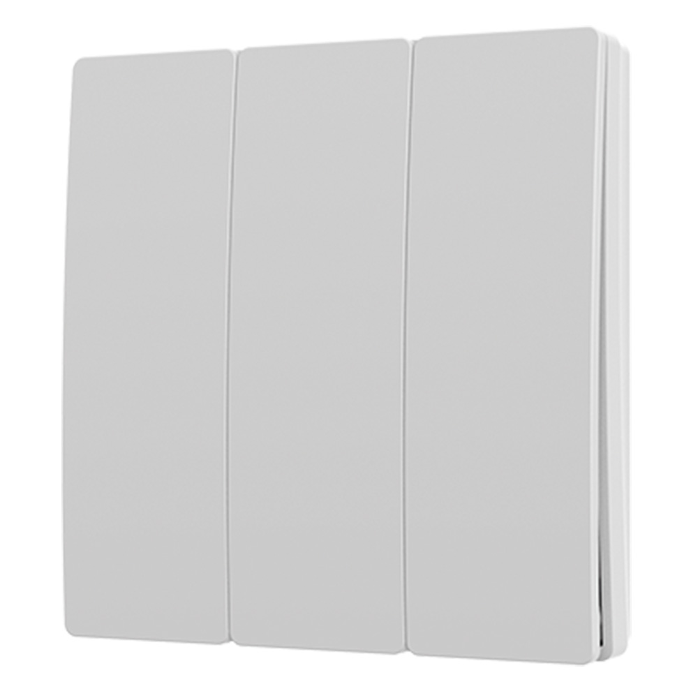 Image for Forum Kinetic CUL-40035-65 3 Channel Self-Powered Wall Switch Matt White