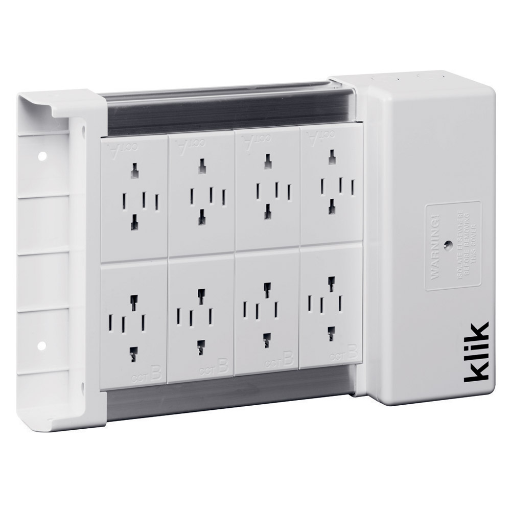 Image for Klik KLDS8 Marshalling Box 8 Way Lighting Distribution Outlet System