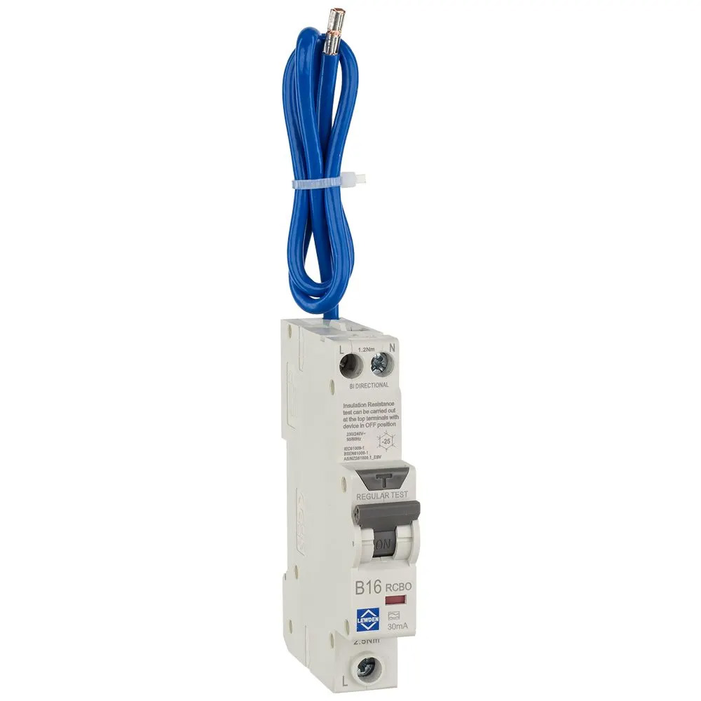 Image for Avenue Compact Bi-Directional Double Pole 40A Class A Type B RCBO