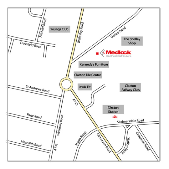Clacton Map