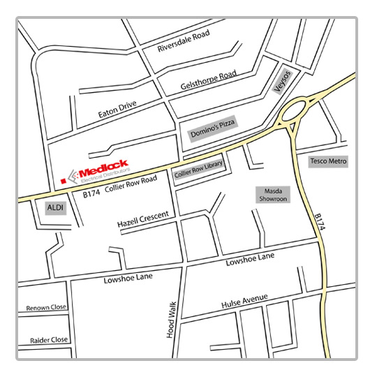 Romford Map