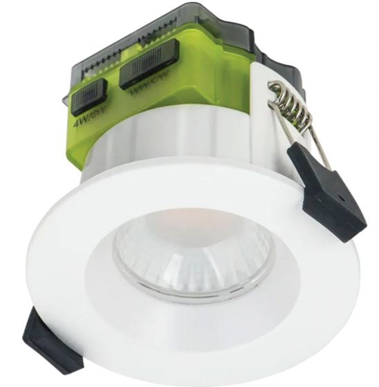 Image of Luceco F-Type MK2 Fixed Regressed Fire Rated Downlight CCT Dim2Warm
