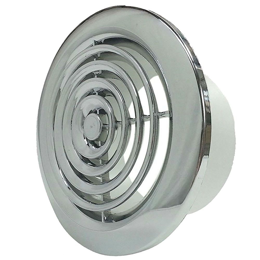 2100c Internal Ventilation Grille Round Chrome 4 100mm Duct Extractor Fan Bathr for sale online