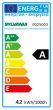 Energy Label for 38W 2D 4 Pin Quadrant Fluorescent Lamp White 3500K 835 2850 Lumens