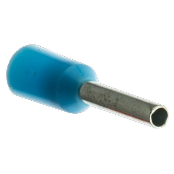 Image of SWA 0.75-8IBLF/T Insulated 0.75mm Blue Bootlace Ferrule 100 Pack