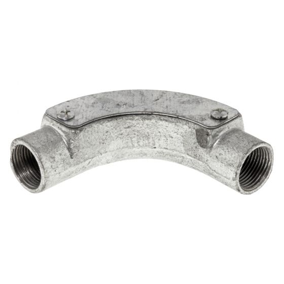 Image of 20mm Inspection Bend Galvanised Conduit Accessory