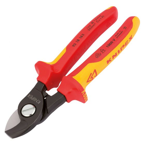 Image of Knipex 32014 Cable Cutters 165mm VDE Fully Insulated