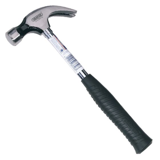 Image of Draper 63346 Claw Hammer 560G 20oz Tubular Steel Shaft