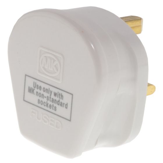 Image of MK Electric 647 13A Plug Top Plastic 3 Pin