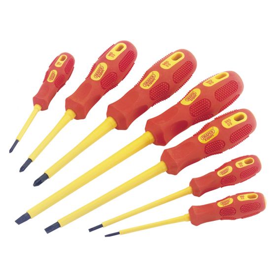 Image of Draper 88608 7 Piece Screwdriver Set VDE Fully Insulated