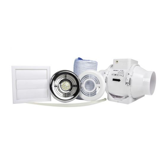 Image of Airflow 9041408 Avent Shower Kit with Timer and Light 100mm 