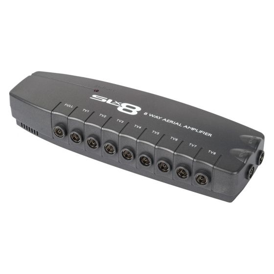 Image of Avenue TV Aerial Signal Booster 8 Way Amplified UHF