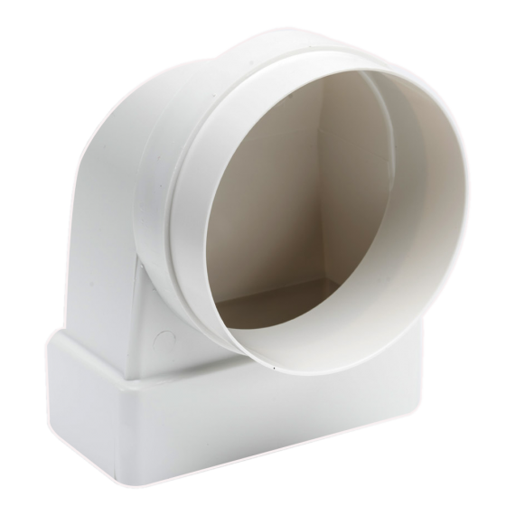 Image of Avenue 90 Degree Elbow Bend 100mm 4 Inch White 54mm x 110mm
